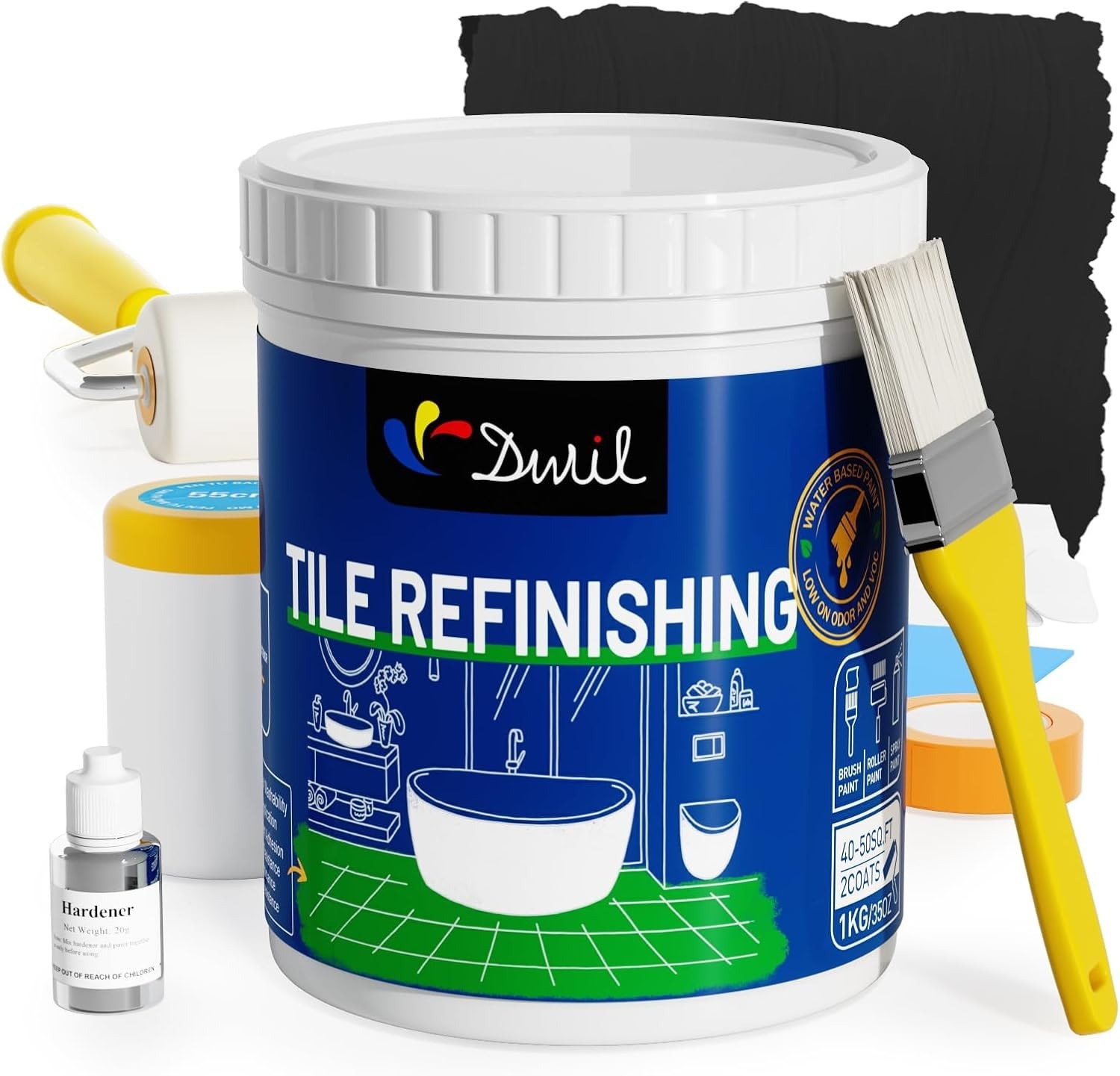 Bathtub Paint – Low Odor, Environmentally Friendly