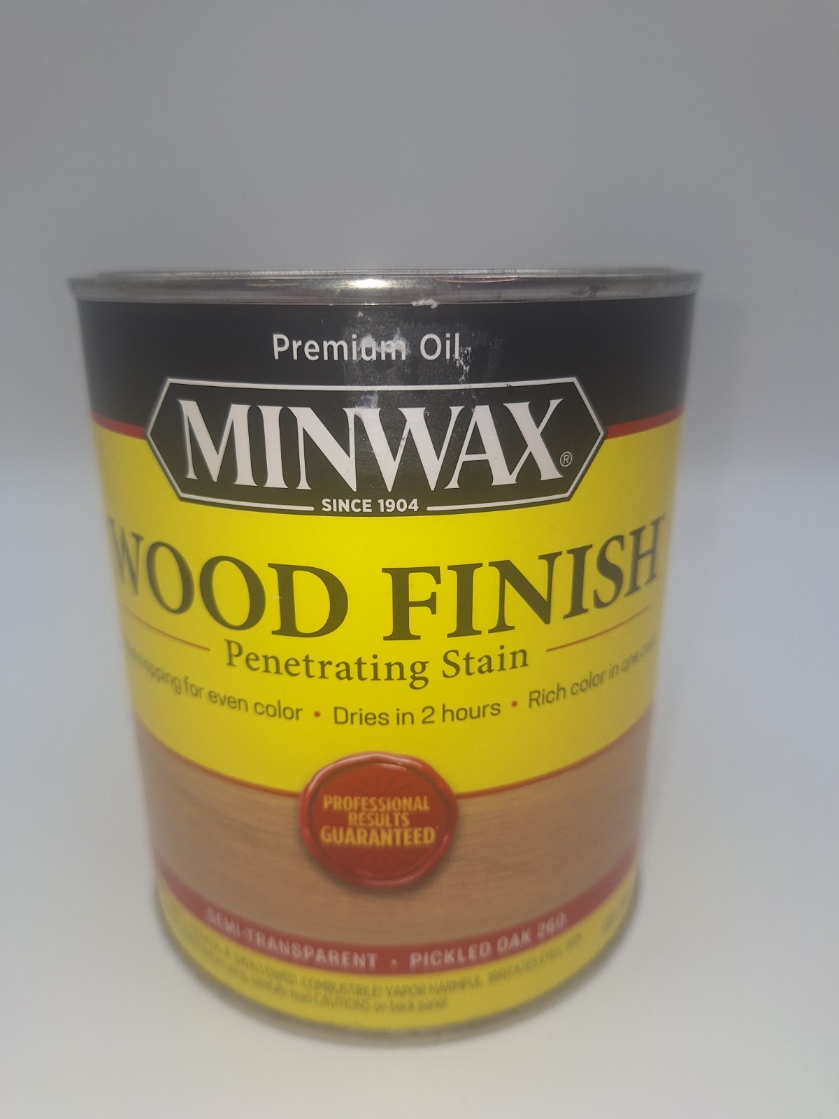 Minwax Pickled Oak 260 Wood Finish Oil-Based Wood Stain 1 Quart NEW