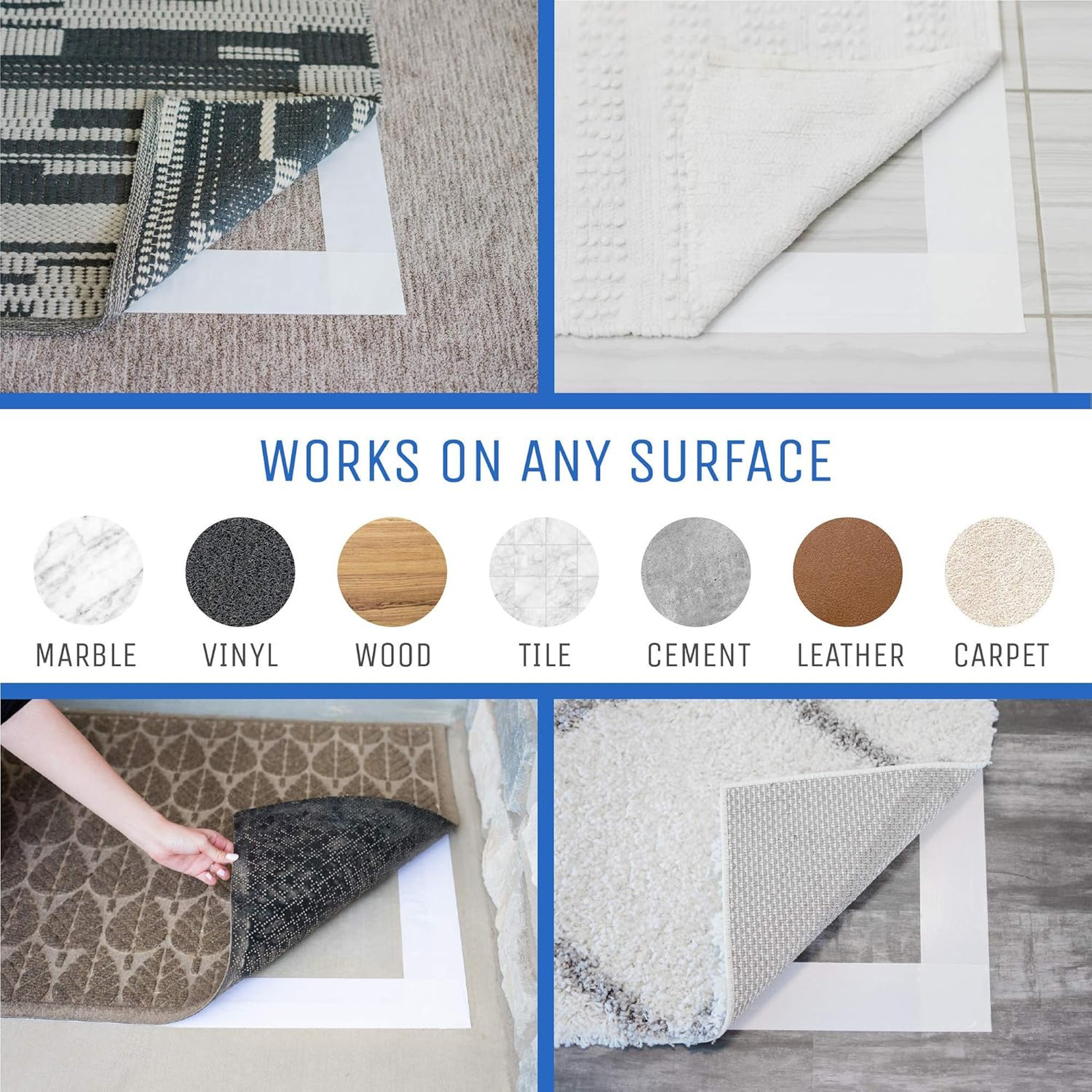 Double Sided Carpet Tape 2 Inch Heavy Duty Industrial Strength Rug Adhesive 40