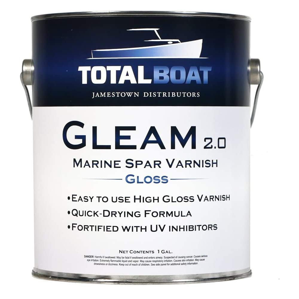 Gleam Marine Spar Varnish Gloss And Satin Polyurethane Finish For Wood Boats and