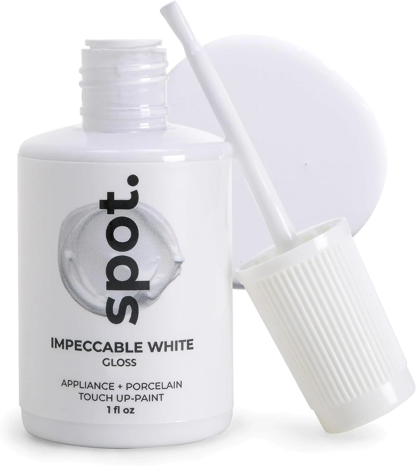 High-Gloss White Touch up Paint – Porcelain and Appliance Repair for Chips, Stai