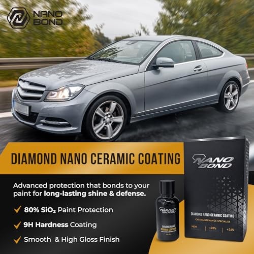 Ceramic Coating 9H PRO (60ML), Car, Plastic, Glass, and Wheel 60ml Kit