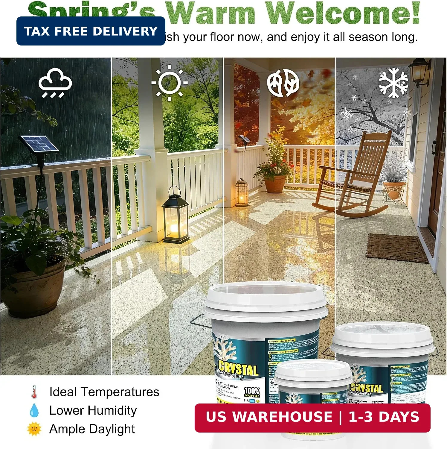 Self Leveling Epoxy Colored Sand Floor Paint for Concrete | Epoxy Floor Paint 21