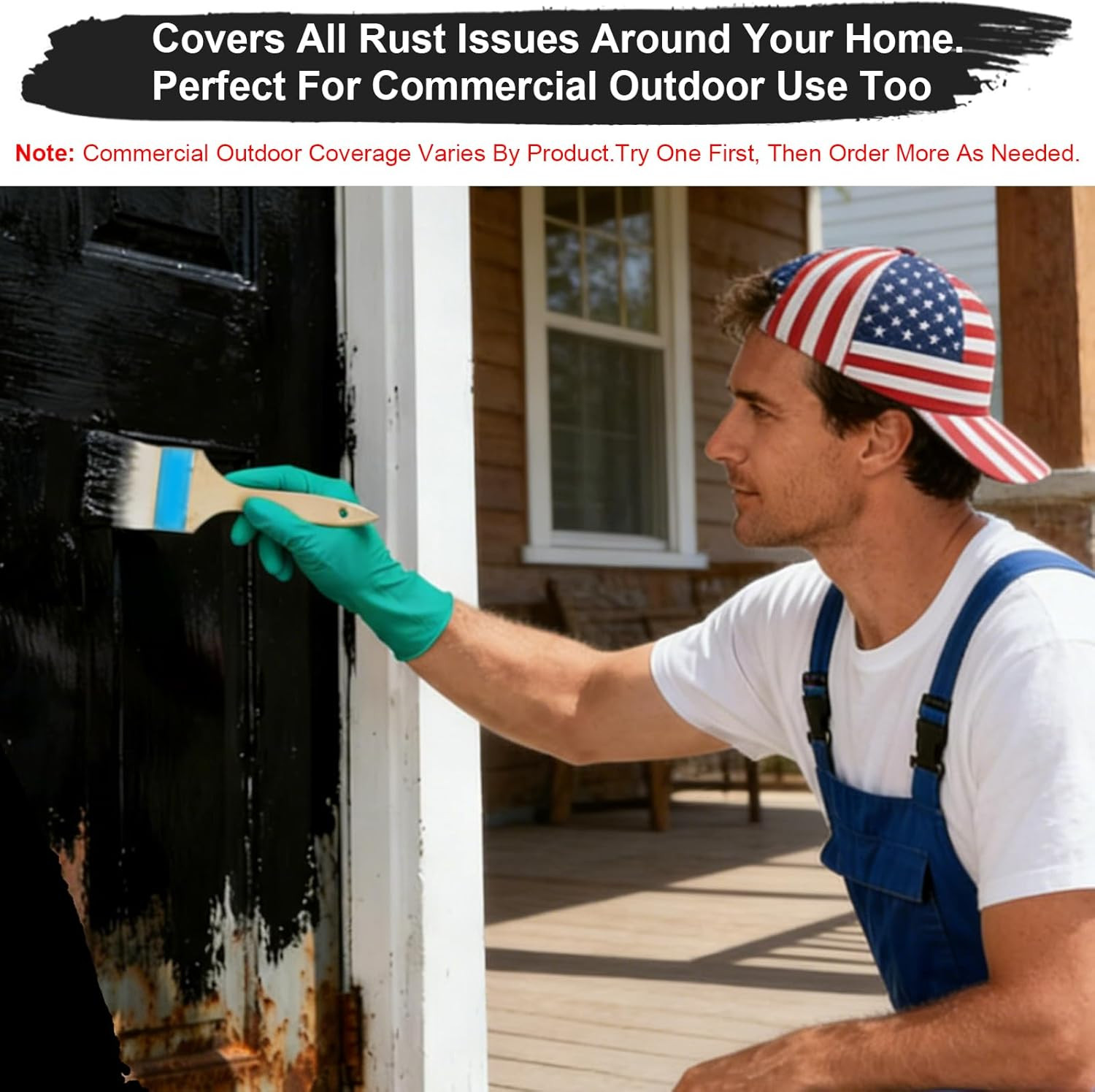 Rust Converter Paint for Metal, 2-In-1 Rust Reformer, Inhibitor & Primer, Water-