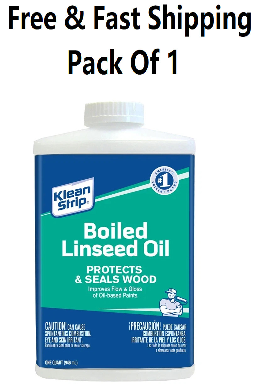 Boiled Linseed Oil Wood Finish Treatment for Furniture Floors Decks