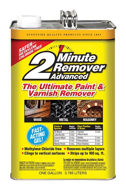 Sunnyside 2 Minute Remover Advanced Paint & Varnish Remover Gel 1 Gallon Epoxies