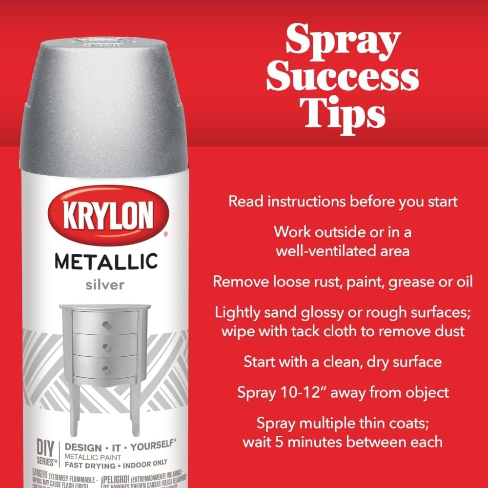 12 oz Fast Drying Brilliant Spray Paint in Metallic Copper for Creative Projects