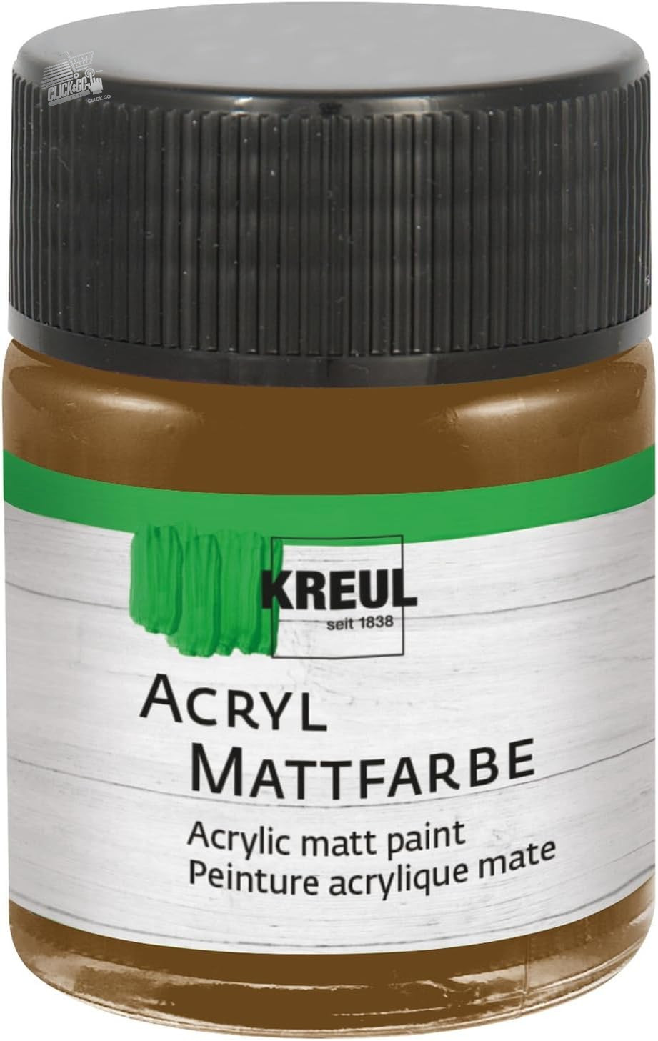 DARK BROWN MATTE AMBER-SOL ACRYLIC PAINT 50ML WOOD METAL WATER WALLS
