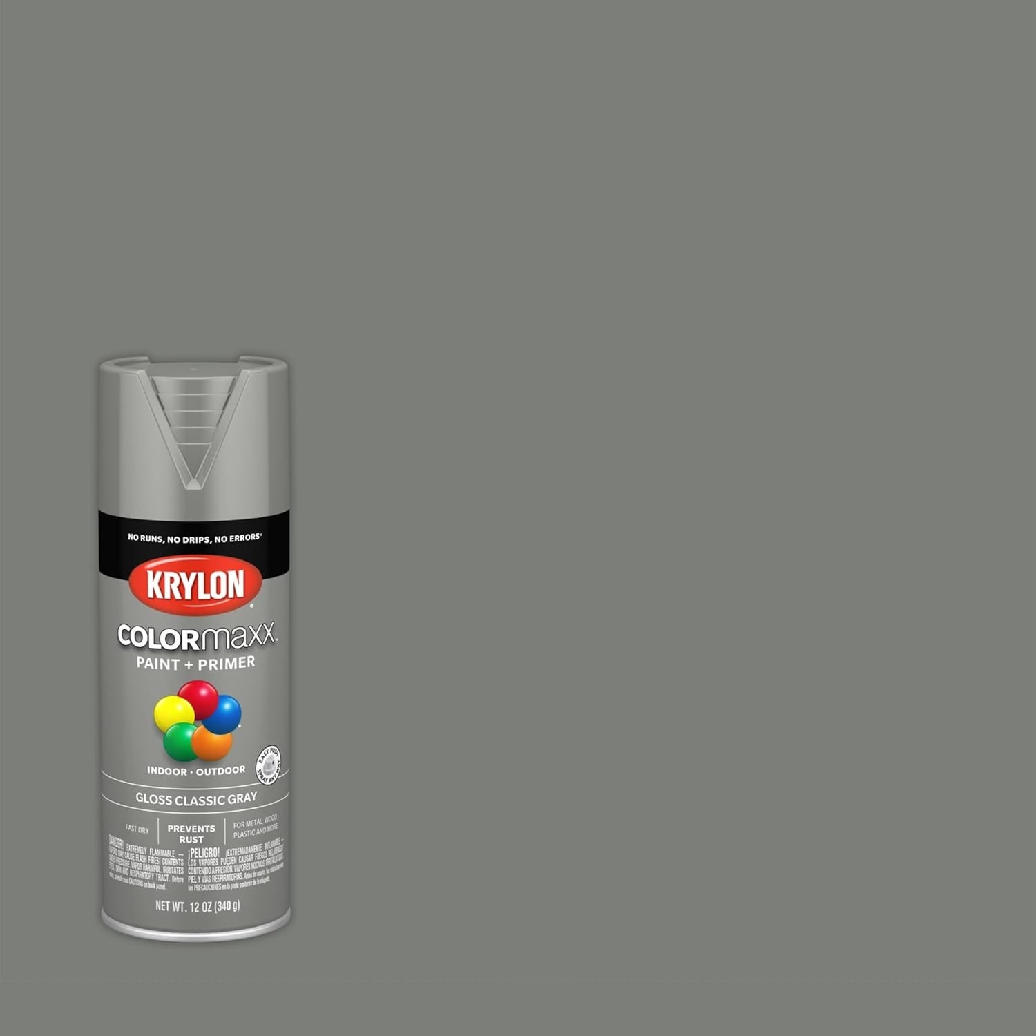 K0007 COLORmaxx Spray Paint and Primer for Indoor/Outdoor Use, Gloss Classic …