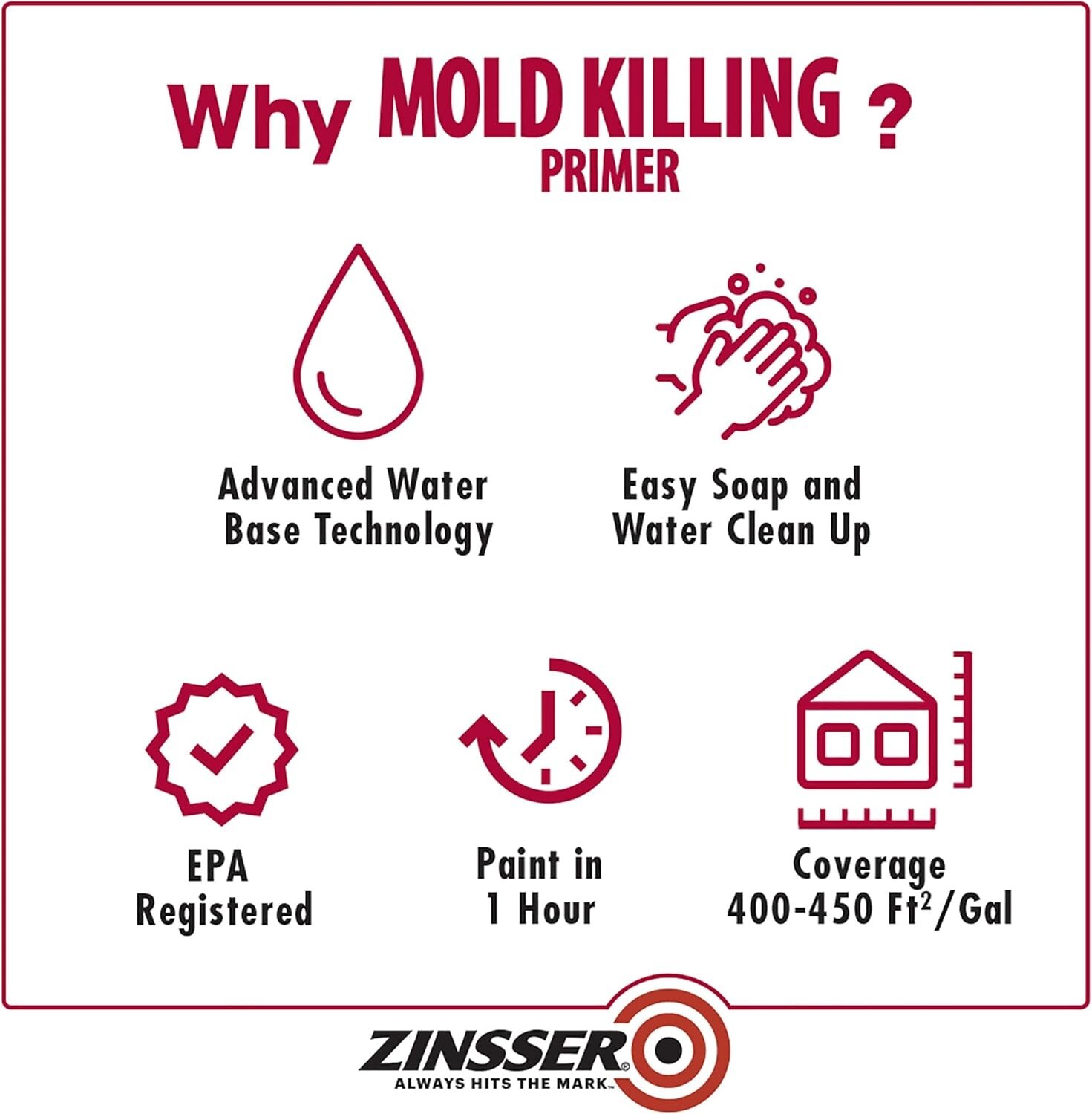 Versatile 32 Oz Mold Killing Primer – White Liquid for Long-Lasting Protection