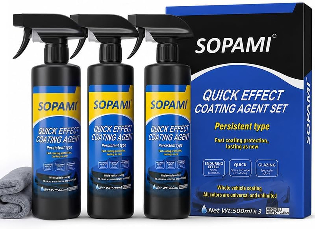 Ceramic Paint Sealant, Ceramic Coating Maximum Gloss & Shine Ceramic Wax, Car Co