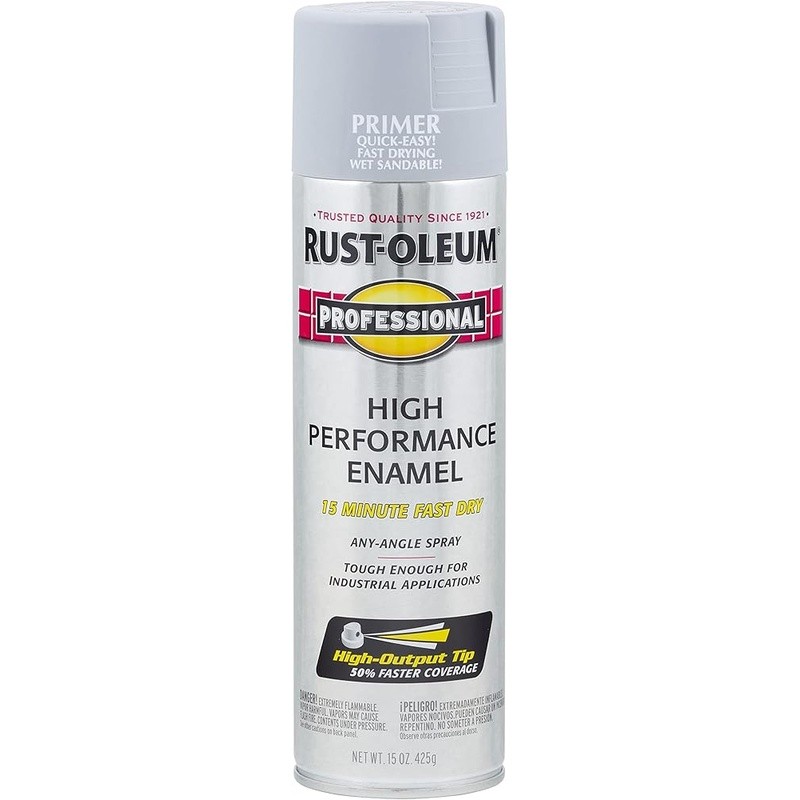 High Performance Rust Resistant Spray Primer Metal Wood Concrete Masonry New