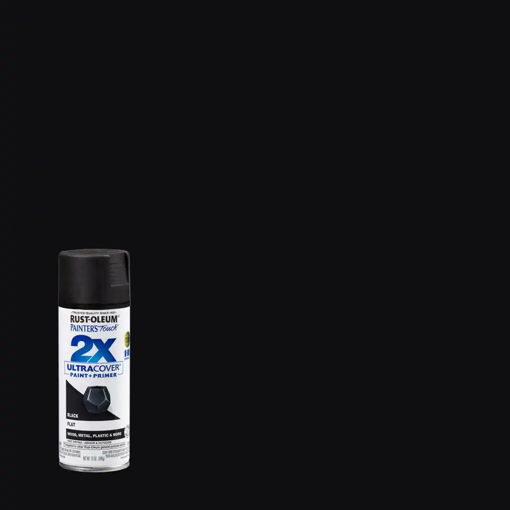 12 Oz. Flat Black General Purpose Spray Paint