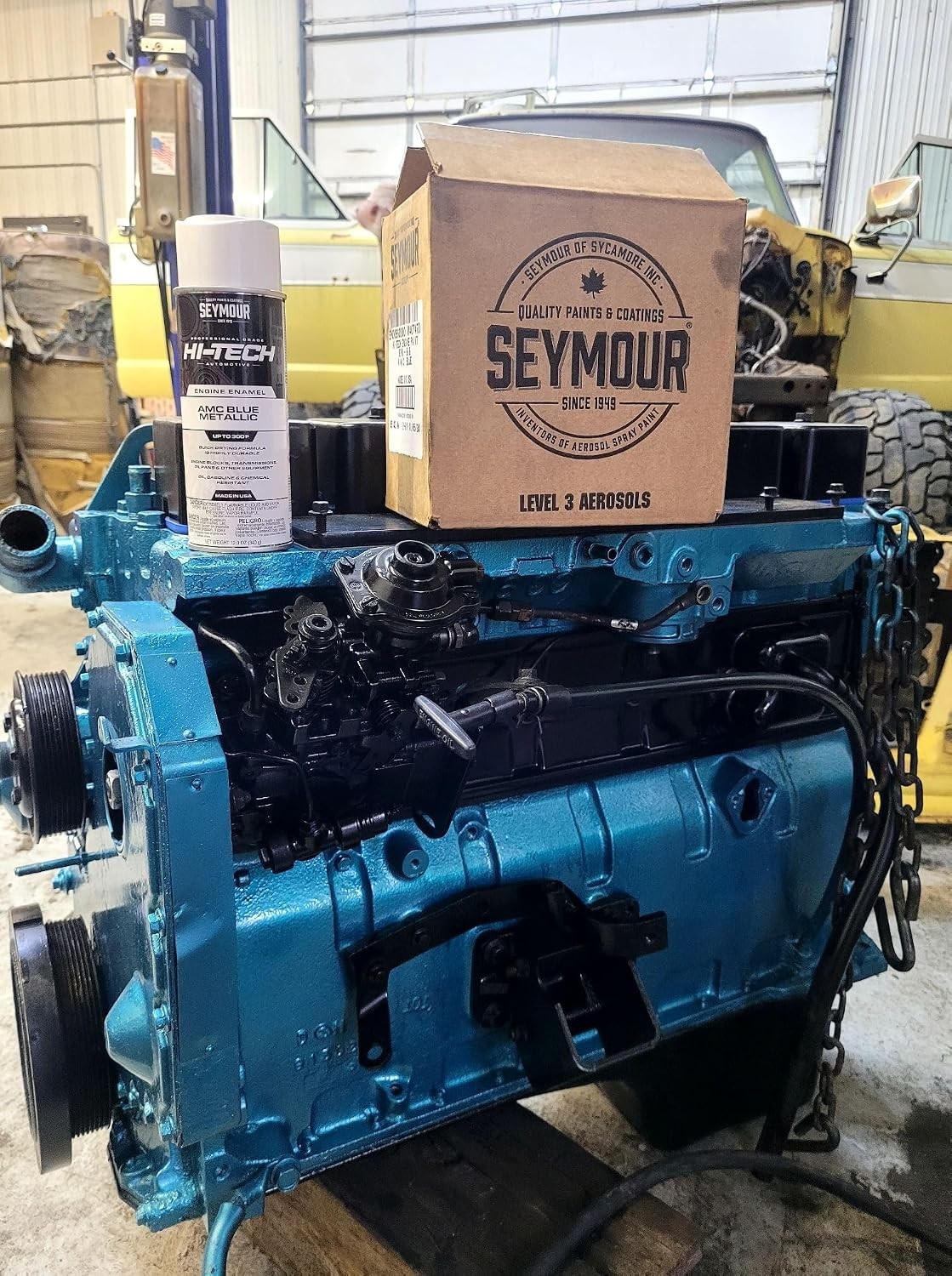 EN-66 Hi-Tech Engine Spray Paint, AMC Blue