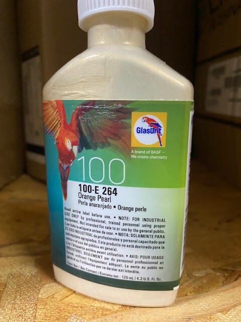 Glasurit 100-E-264, Orange Pearl, 0.5 L / 16.9 oz, EXP 07/15/2025
