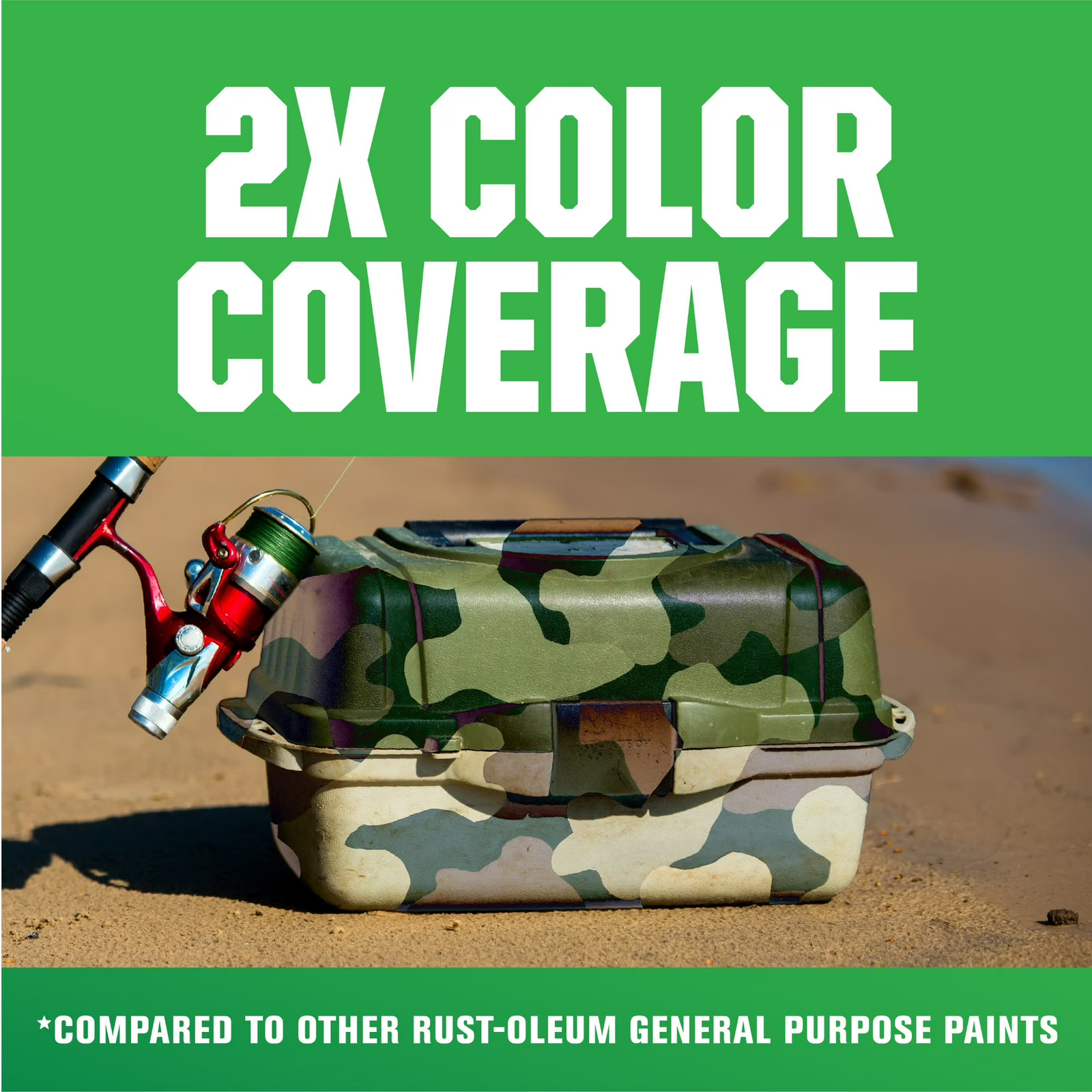 (6 pack) Earth Brown, Rust-Oleum Camouflage 2X Ultra Cover Flat Spray Paint