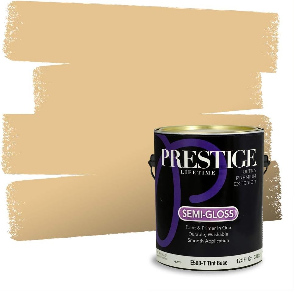 PRESTIGE Paints Exterior Paint and Primer In One, 1-Gallon, Semi-Gloss