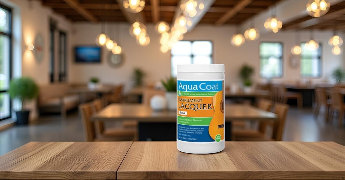 AquaCoat Gloss Quart Water-Based Instrument Lacquer