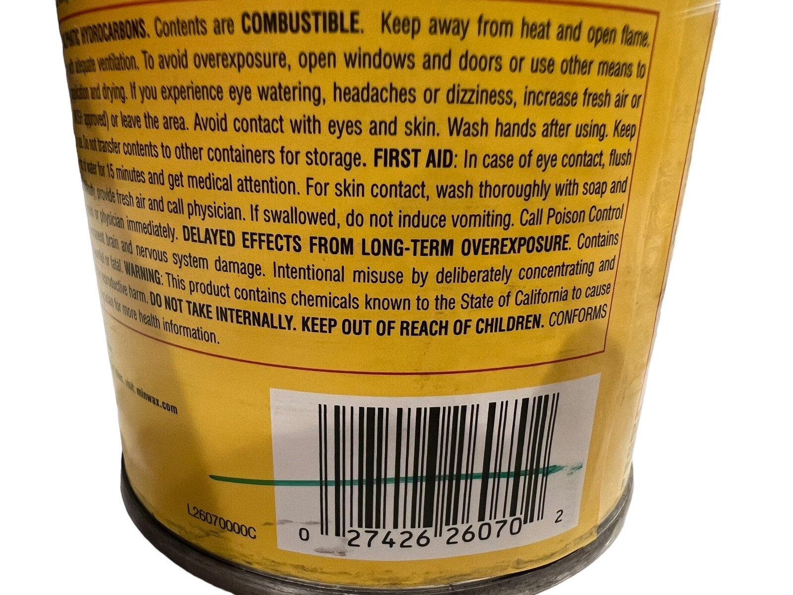 Minwax Gel Stain Cherrywood 8 fl oz 1/2 Pint Sealed Discontinued Hard To Find