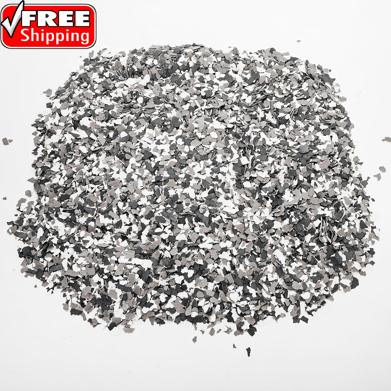 2 Kg/4.4 Lb Blend Decorative Colors Chips, Garage Floor Epoxy Paint Flakes, Conc