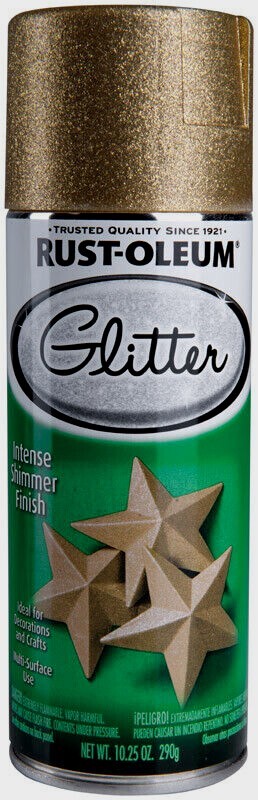 Rust-Oleum Specialty GLITTER GOLD 10.25oz Spray Paint Multi-Surface