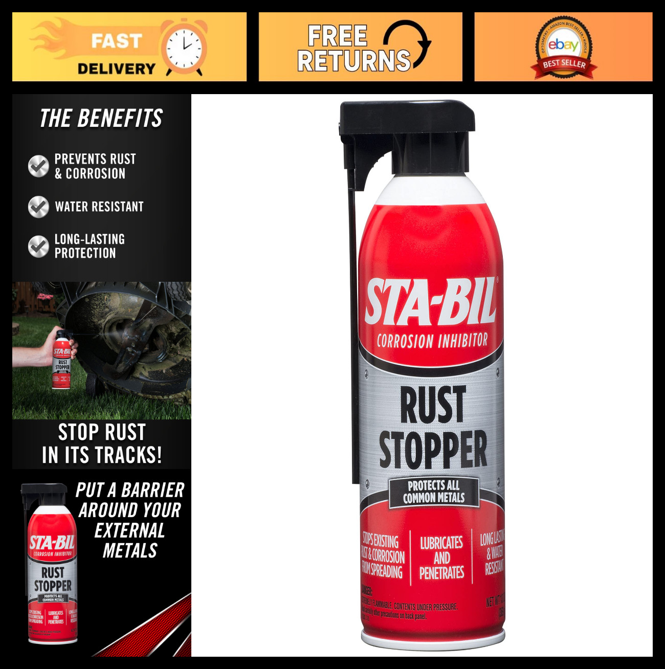Anti-Corrosion Rust Stopper Spray – Prevents Car Rust, Protects Battery Terminal