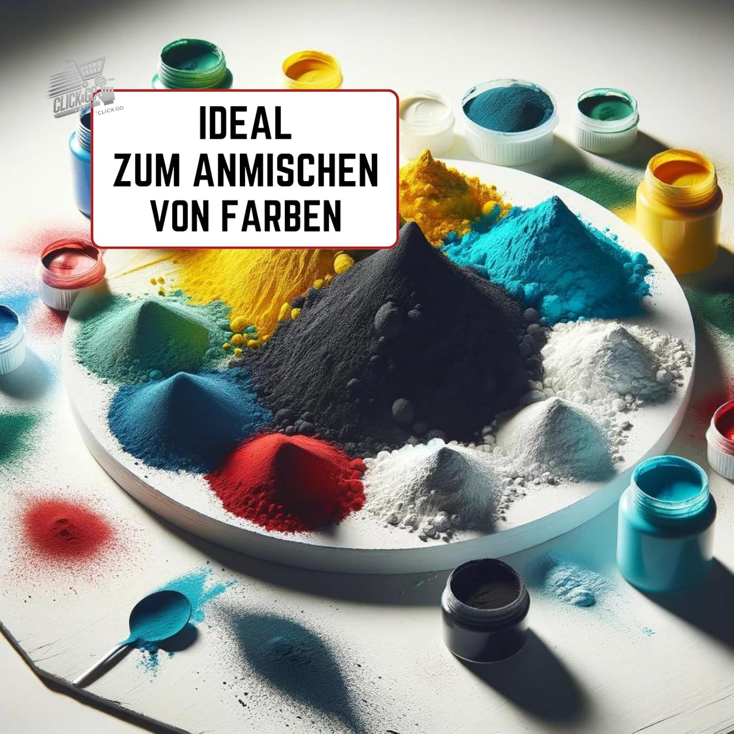 White Pigment Powder Cement Epoxy Resin Chalk Cast Oxide 500g