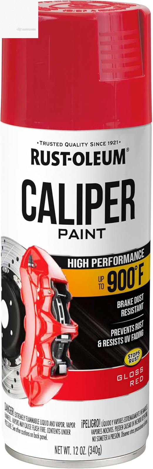 251591 Caliper Spray Paint, 12 Oz, Red