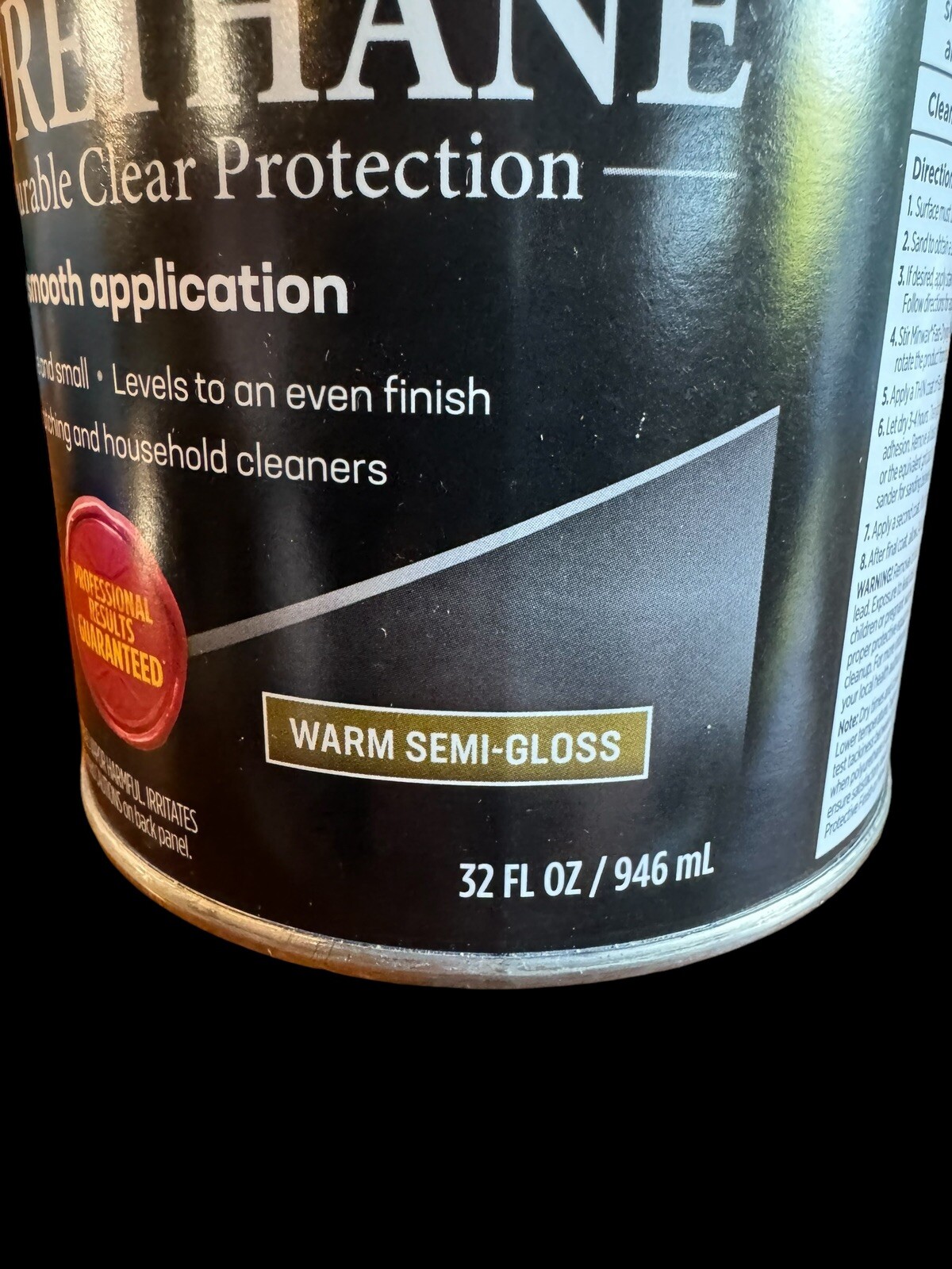 Minwax Fast Drying Polyurethane Protective Wood Finish, Clear Semi-Gloss, 1