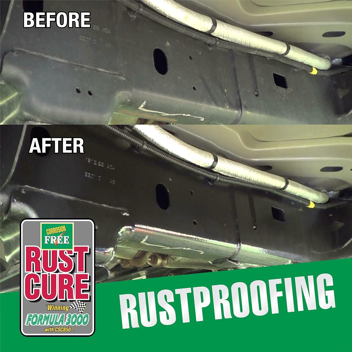 Rust Cure Formula 3000 – 1 Gallon Jug – No-Drip Rust Inhibitor & Undercoating…