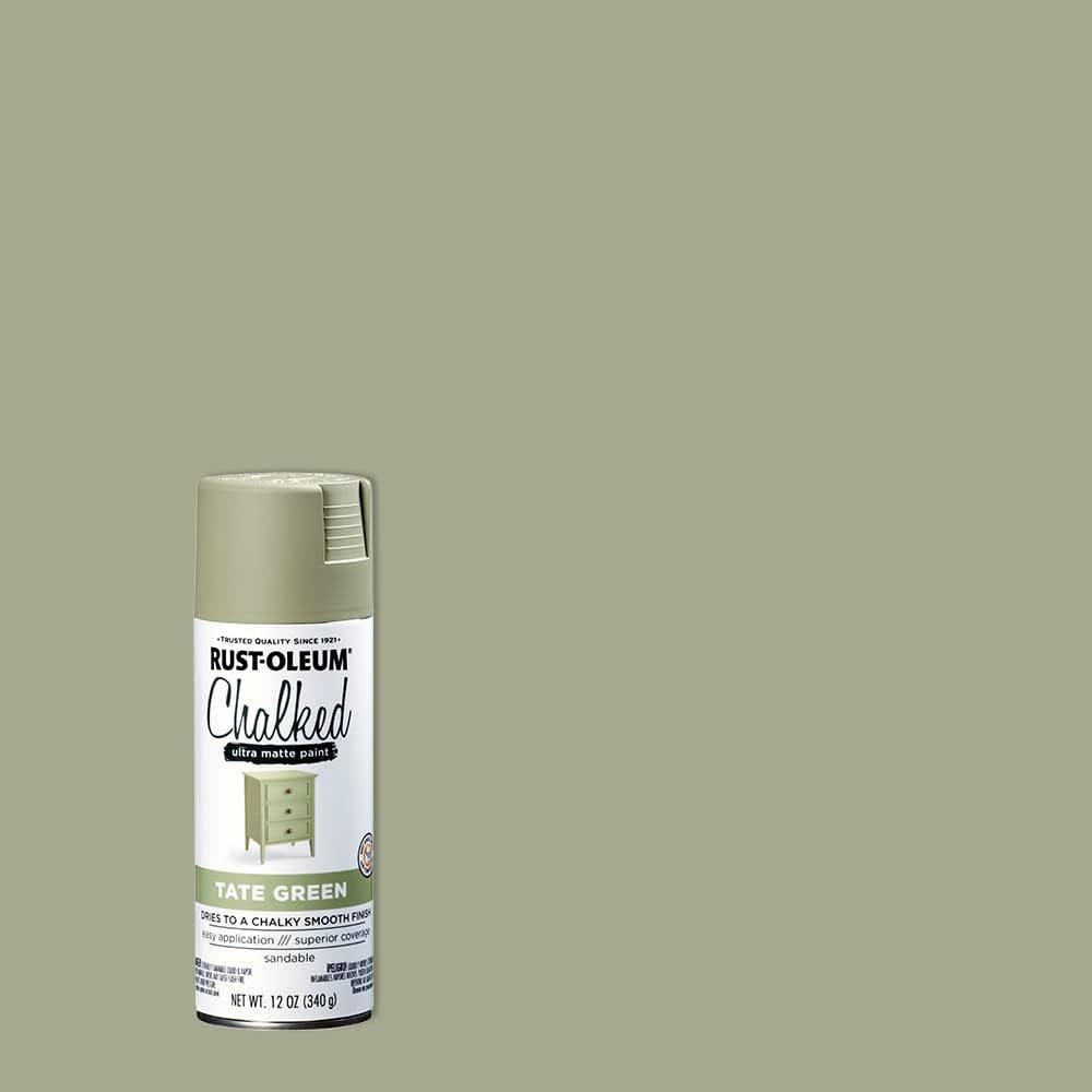 Tate Green Chalked All-In-One Ultra Matte Spray Paint | One Coat Cove