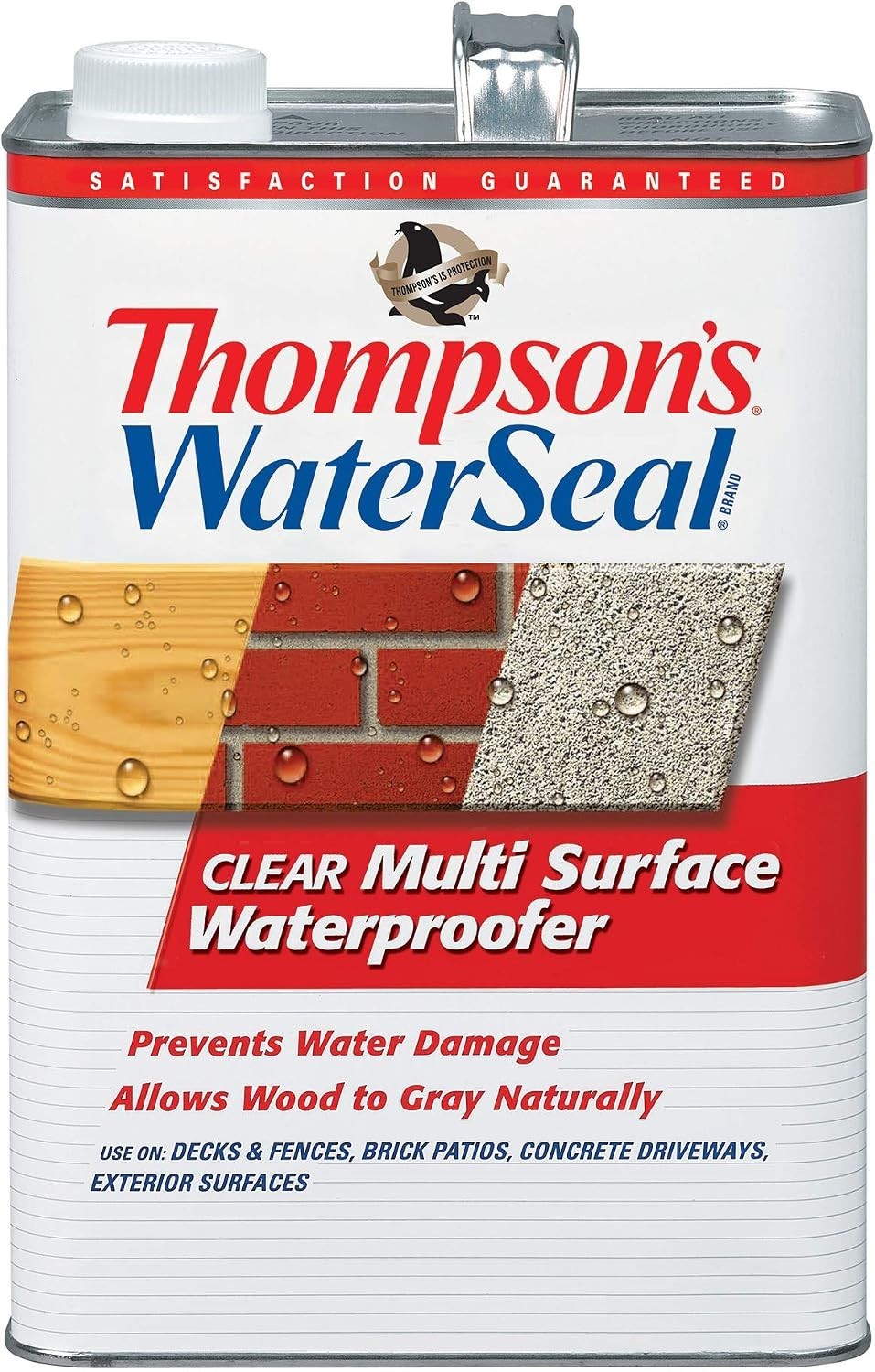 1 Gallon Thompson’s Clear Multi-Surface Waterproofer Stain – UV & Fade Resistant