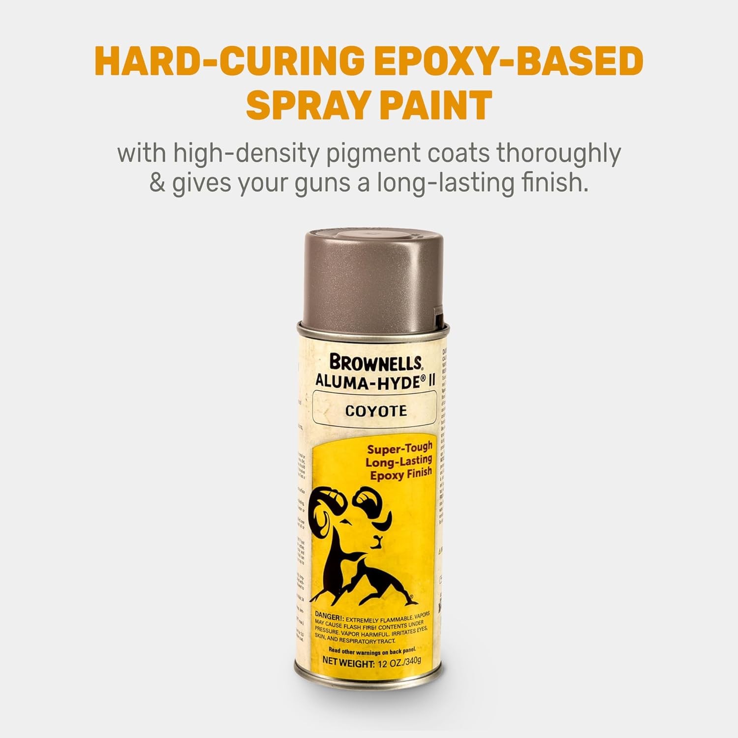 Brownells Aluma-Hyde II Epoxy Based Firearm Finish Spray Coating Protection