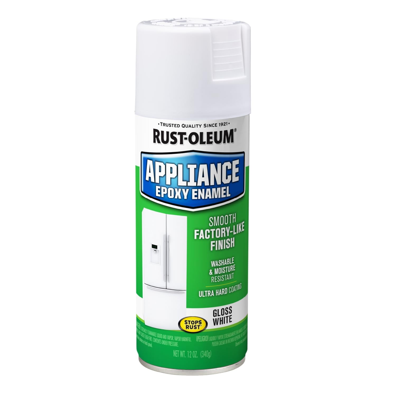 Rust-Oleum 7881830 Specialty Appliance Epoxy Spray Paint, 12 oz, 12 White