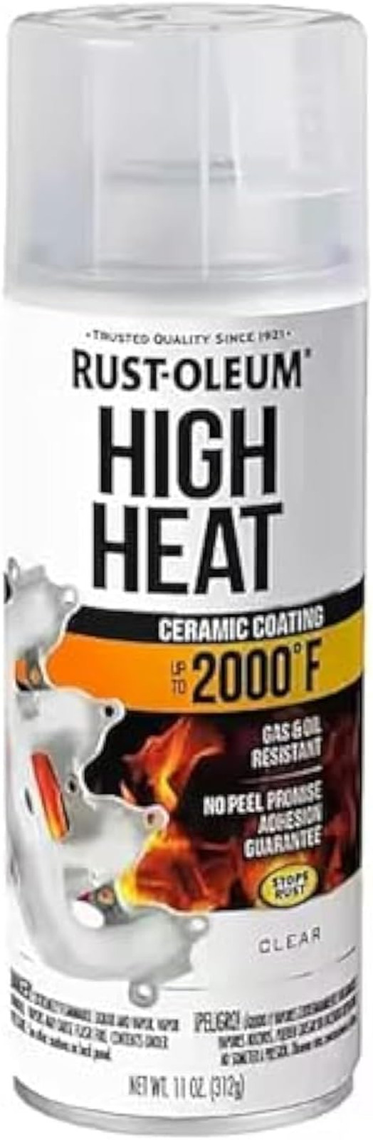 260771 Automotive High Heat Spray Paint, 11 Oz, Clear