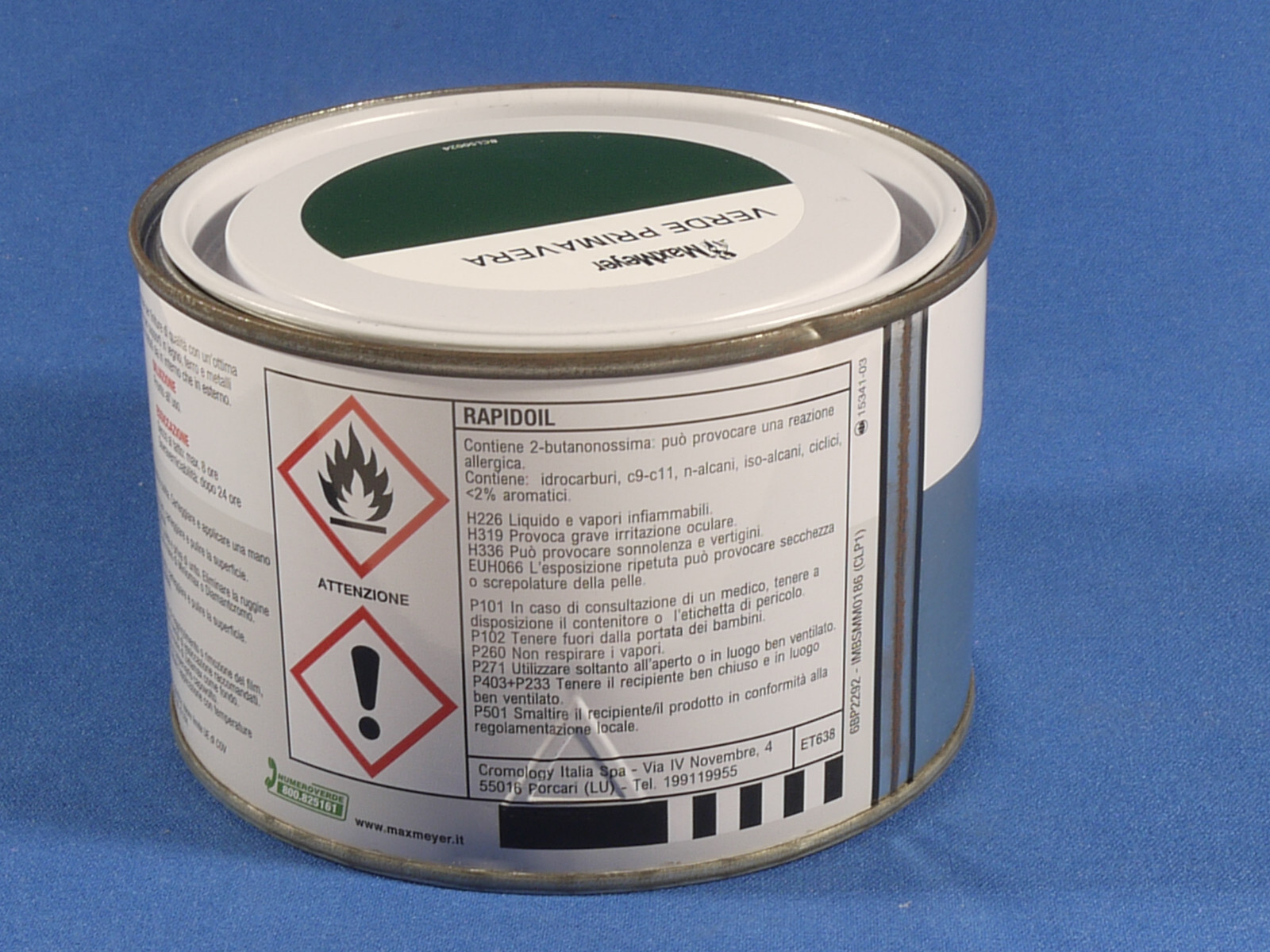 PRL) MAX MEYER POLISHED ENAMEL PAINT COLORS RAPIDOIL PAINT 5 PCS IRON WOOD