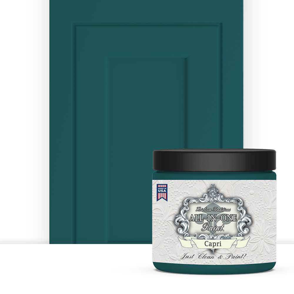 ALL-IN-ONE Paint by Heirloom Traditions – Capri (Green Teal) – 8 Fl Oz