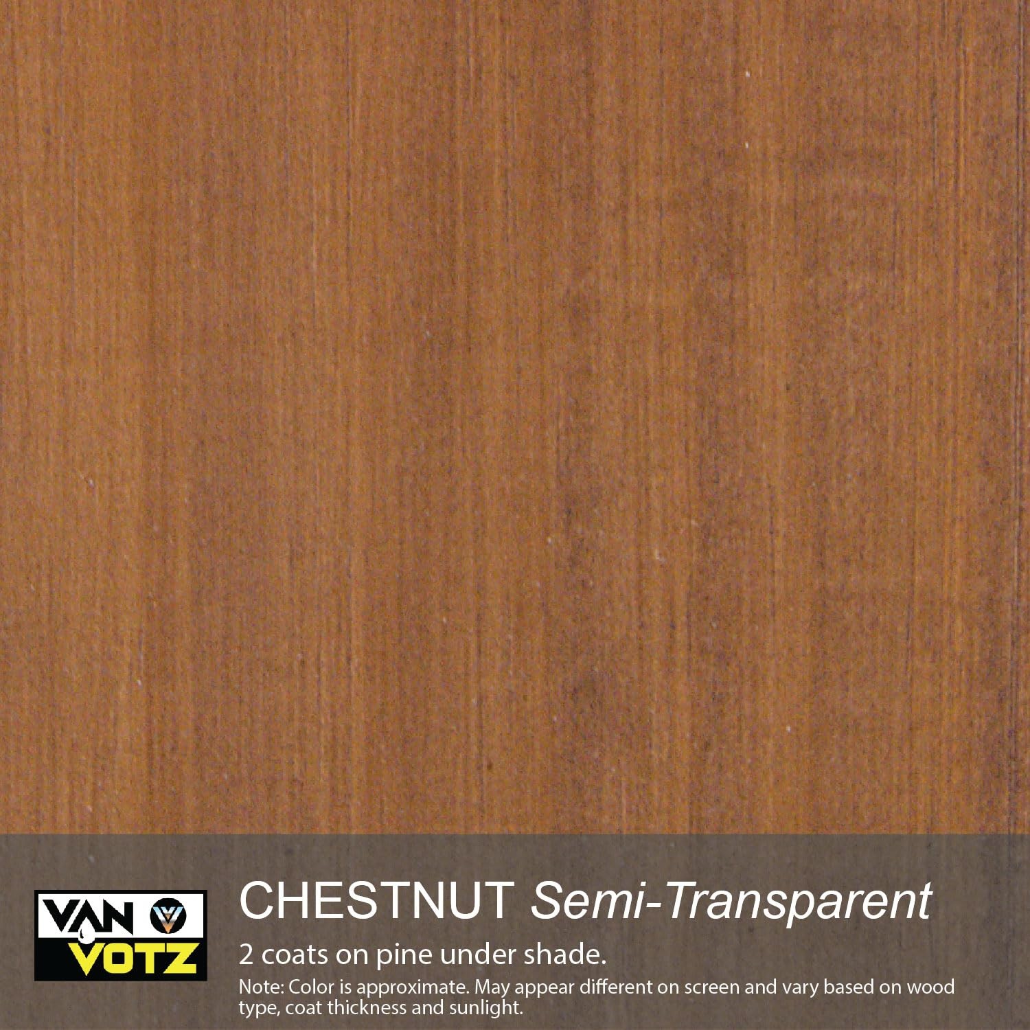 Waterproofing Stain & Sealer [1-Quart, Chestnut] – Premium Water-Based Varnis…