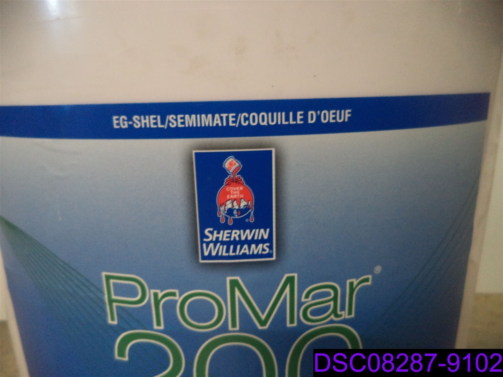 5 Gallon Sherwin Williams ProMar 200 Zero Voc Interior Latex Real Red EgShell