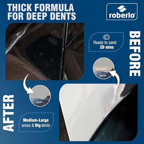 Silver Light Lightweight Body Filler – Ultra Lightweight & Paintable for Car