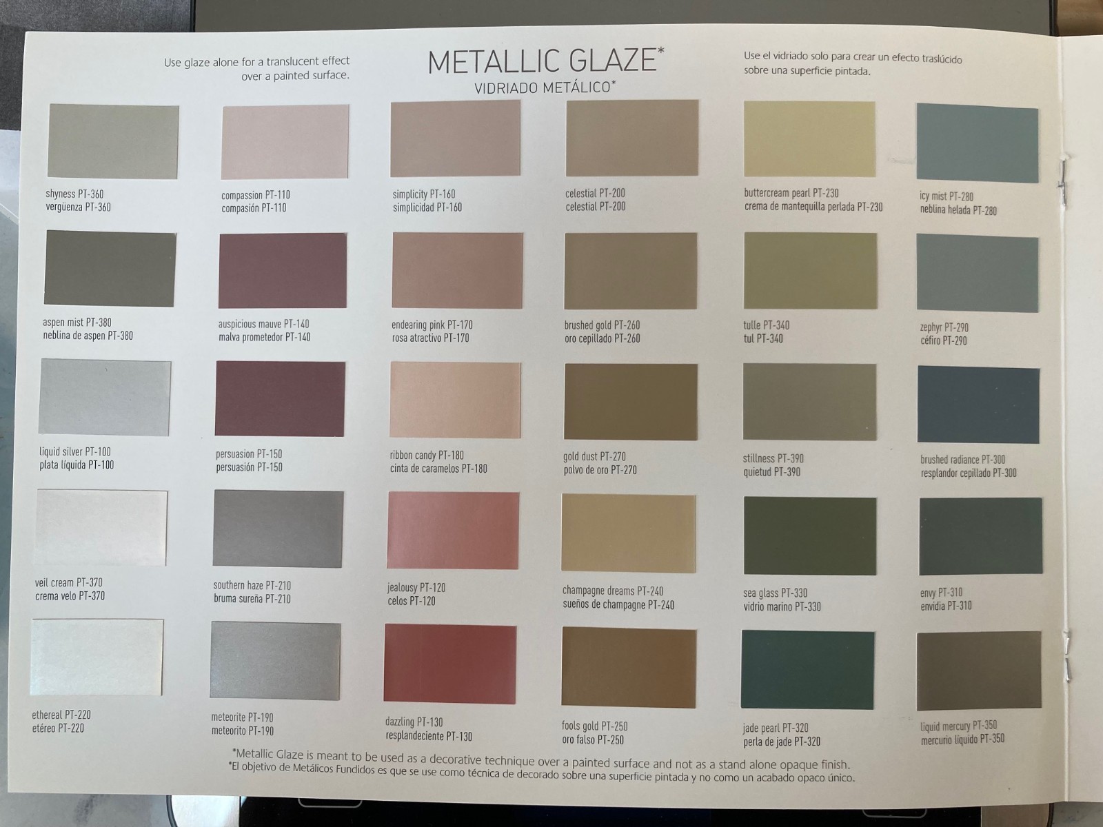 Benjamin Moore Latex Metallic Glazes Quarts