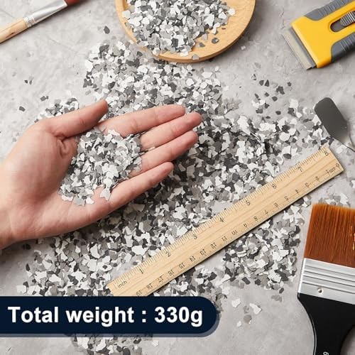 330 G/ 0.72 lb Blend Decorative Color Chips Epoxy Flakes for Garage Floor Blend