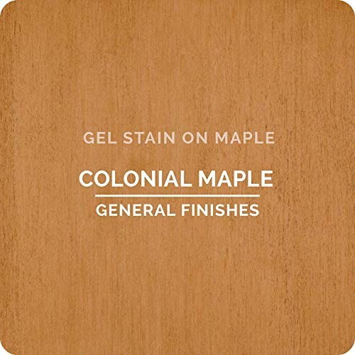 General Finishes Colonial Maple Household Stain Half Pint Gel Easy Application