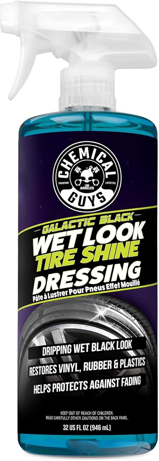Chemical Guys Galactic Black Wet Look Tire Shine Dressing, for a Whole New Level