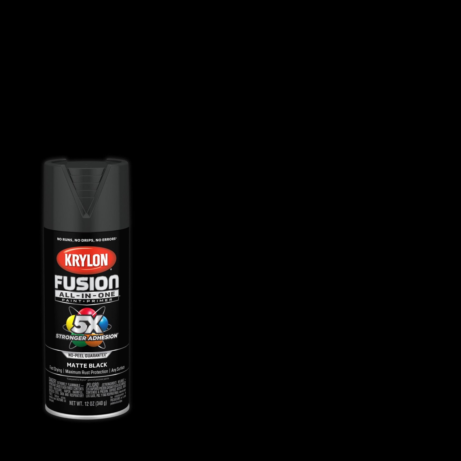 Fusion AllInOne, Matte, Black, 12 oz