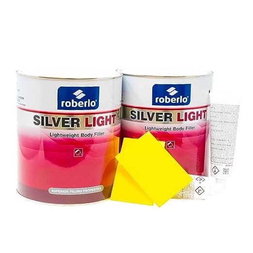 Silver Light Lightweight Body Filler – Ultra Lightweight & Paintable for Car