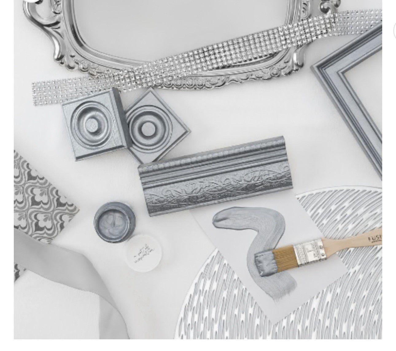 Fusion Mineral Paint Metallics Silver