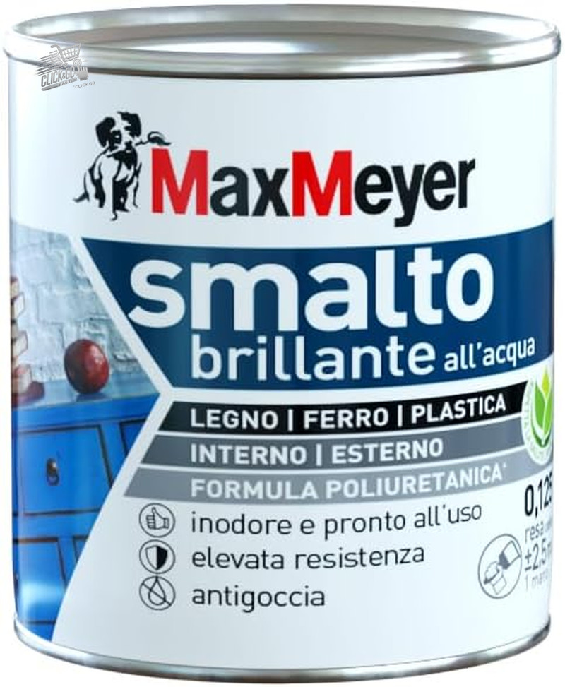 Ice White Polyurethane Water Enamel Glossy Gel 0.75L