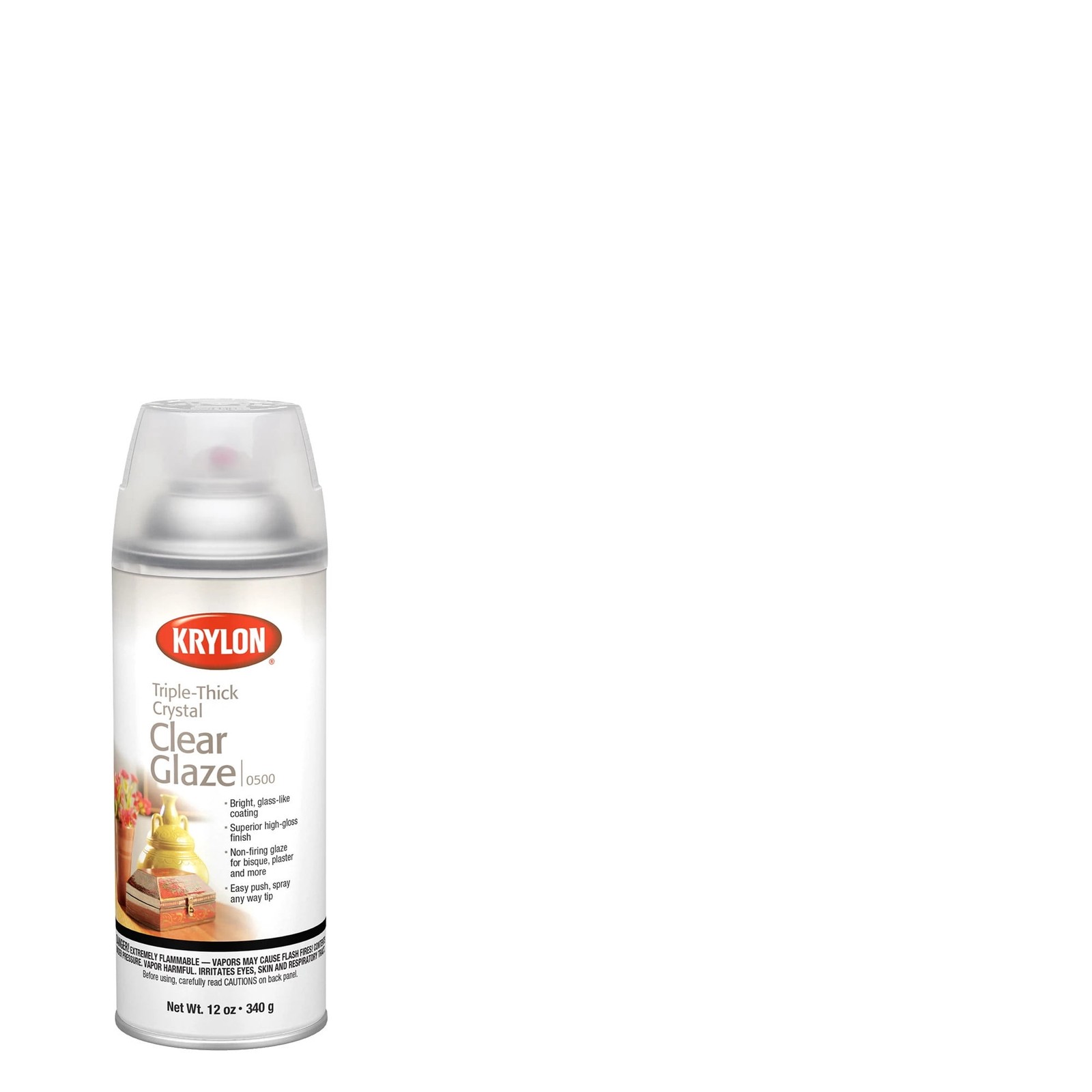 (6 pack) Krylon I00500A07 Triple-Thick Crystal Clear High Gloss Spray Paint