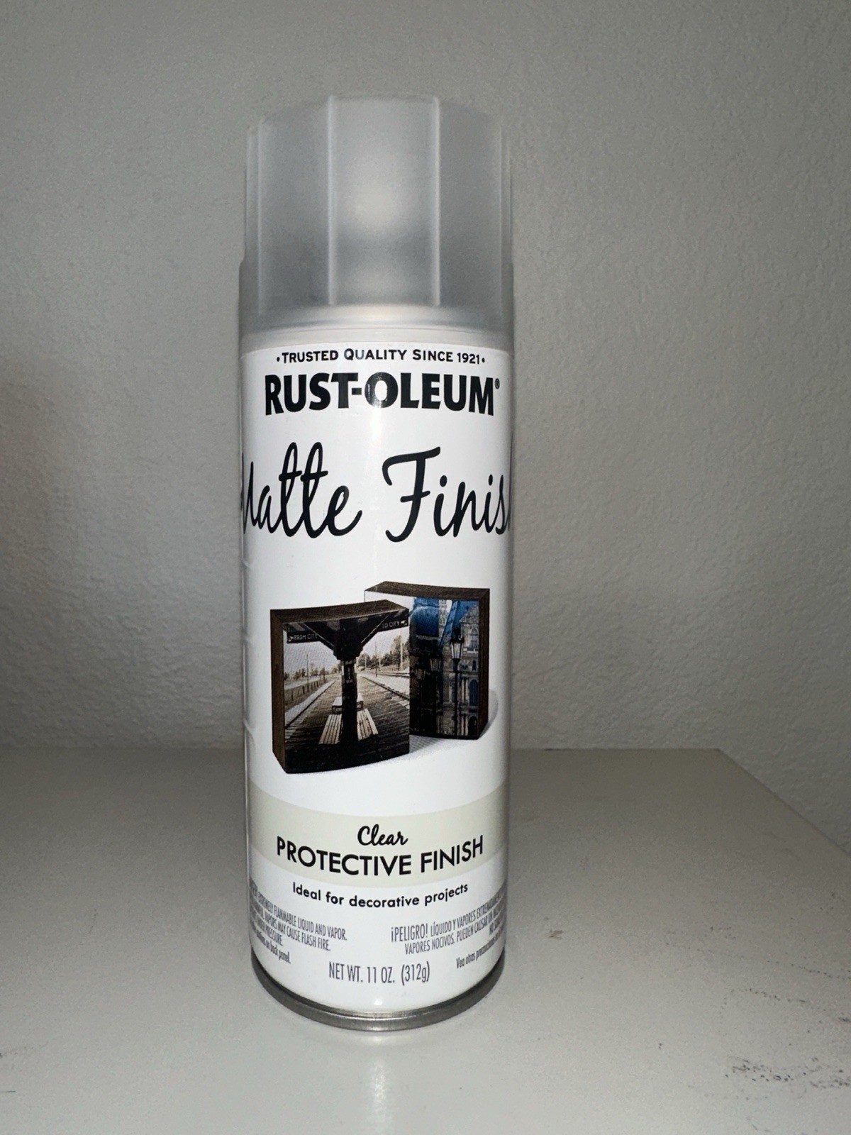 Rustoleum Matte Finish Clear Spray Protective Finish Paint 342561